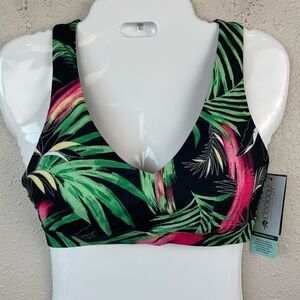 NWT Ideology Palm Print Sports Bra Size XS